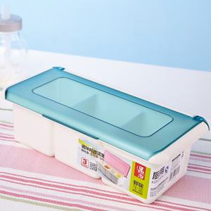 Ensemble de pots à épices pour cuisine domestique, quatre compartiments pour sel et poivre, boîte à assaisonnement anti-humidité avec cuillère - Product Image 5