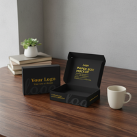 Boîte en papier de luxe pour vêtements, personnalisable, conception gratuite, logo personnalisé, emballage cadeau de Noël, toutes tailles