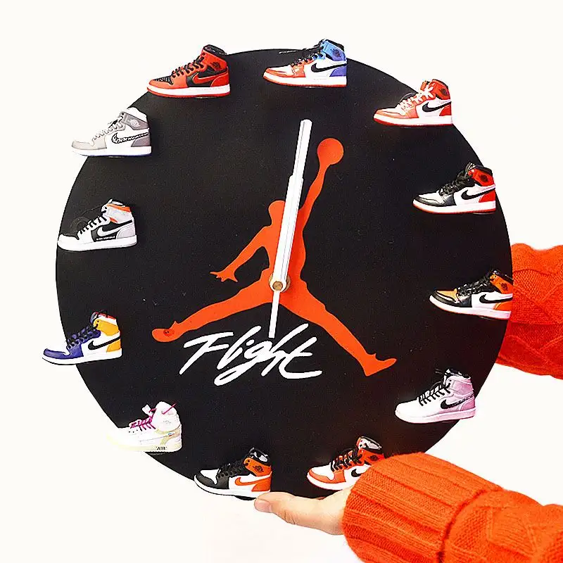 High Quality 3D Mini Shoes AJ Keychain Decoration Sneaker Clock
