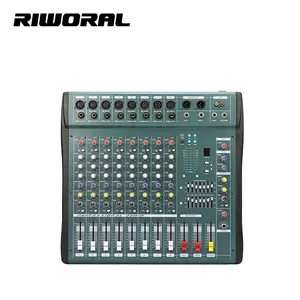 MX806 Professional 8 Channel Dj Audio Digital Mixer Mixing Console audio mixer for radio station