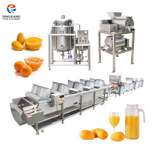 เครื่องทำน้ำมะม่วงเชิงพาณิชย์ เครื่องบดเนื้อมะม่วง สายการผลิตน้ำมะม่วง - Product Image 1
