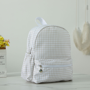 Mochila de Mezclilla Unisex con Monograma y Cierre de Cremallera, Logotipo de Equipo Blanco, Mochila Deportiva Casual para Niños Pequeños - Product Image 5