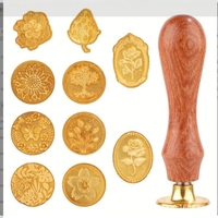 Nouveau Kit de Scellage à la Cire avec Poignée Métallique pour Cartes d'Invitation de Mariage, Décoration d'Enveloppes et Perles de Cire à Sceller