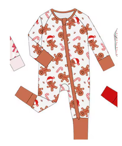 Pyjama de Noël à fermeture éclair pour bébé, combinaison tricotée imprimée pour nourrissons et tout-petits, hiver - Product Image 6