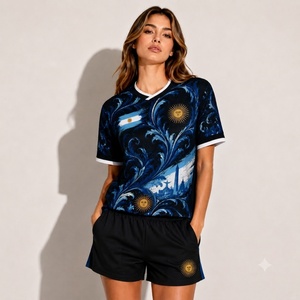 Maillot de football vintage officiel pour femme, édition authentique 2026, qualité thaïlandaise, version joueur, de l'Argentine - Product Image 1