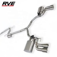 Système d'échappement en acier inoxydable RVE pour Audi A3 A4 B9 S4 B8 B8.5 S5 B9 S3 8v A5 2.0T avec soupapes