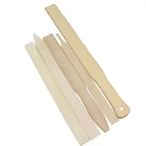 高品质木制油漆桨搅拌棒，用于混合油漆和其他液体