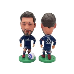 Statuette Personalizzate in Resina Bobblehead di Calciatori <span class=keywords><strong>Ronaldo</strong></span> e Messi, Souvenir con Testa Oscillante, Ornamenti per Auto - Product Image 1