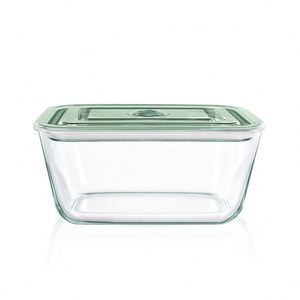 High Borosilicate <b>Glass</b> Sealed and Moisture-proof <b>Glass</b> Food Storage <b>Box</b> Large Capacity Crystal with Buckle Lid Hot Selling - Product Image 5