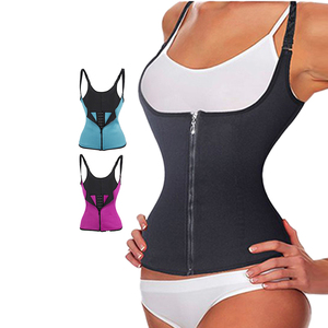 Crochet réglable <span class=keywords><strong>pour</strong></span> contrôle <span class=keywords><strong>du</strong></span> <span class=keywords><strong>ventre</strong></span> et de l'abdomen, coupe-taille <span class=keywords><strong>pour</strong></span> brûler les graisses, corset amincissant, <span class=keywords><strong>ceinture</strong></span> à fermeture éclair - Product Image 2