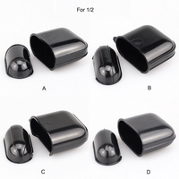 Revêtement PC rigide noir brut en cuir personnalisé pour Airpods4 3 Pro2 DIY Boîtier plastique vierge avec rainure à l'extérieur