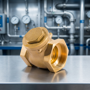 Clapet anti-retour horizontal en laiton avec filetage femelle BSP pour système de conduite d'eau de yacht marin - Product Image 4