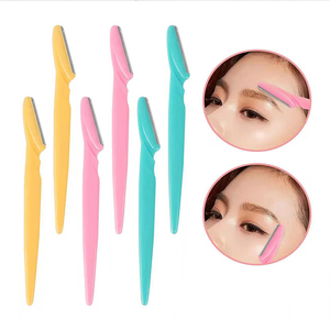 Rasoir de sécurité pour femmes, accessoire pour maquillage des sourcils, épilateur, pour le visage, 3 pièces par lot - Product Image 2