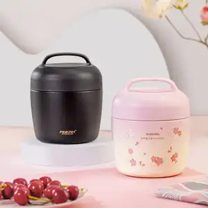 PINKAH nuovo arrivo facile da andare lunchbox mantenere lo scaldavivande bocca larga contenitore per alimenti isolante per boccette di cibo