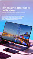 Moniteur tactile portable OLED 15,6 pouces pour Nintendo Switch/P5/ordinateur portable, 1080P IPS, gaming, haut-parleur intégré, sans fil, Type-C, 10 points, 60Hz