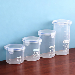 SealPak Plastic <b>Storage</b> <b>Jars</b> 600 800 1000 1500Ml With Lid <b>For</b> <b>Kitchen</b> Food <b>Storage</b> - Product Image 1