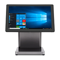 Prix bas et haute qualité 15.6 "système de point de vente caisse enregistreuse tactile POS Restaurant caissier double écran affichage client en gros
