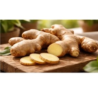 Gingembre frais cultivé en ferme, qualité supérieure, gingembre naturel de qualité export, ingrédient épicé pour la cuisine, usage quotidien en cuisine, Ocean Link
