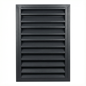 Aluminium-Lüftungsgitter Wasserdichte Außenjalousie Maßgefertigte Größen für HVAC-System Gebäude - Product Image 2