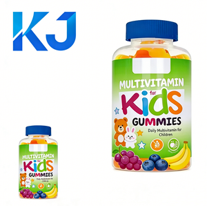 Gummies multivitaminées pour enfants de qualité supérieure avec <span class=keywords><strong>vitamine</strong></span> <span class=keywords><strong>C</strong></span>, <span class=keywords><strong>D3</strong></span> <span class=keywords><strong>et</strong></span> <span class=keywords><strong>zinc</strong></span>, sans sucre, complément alimentaire sain, certifié GMP - Product Image 1