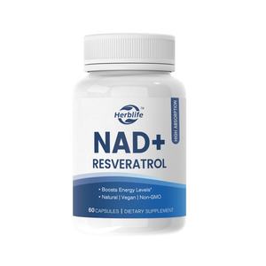 Suplementos de NAD+ en Cápsulas con Resveratrol, Nicotinamida Adenina Dinucleótido, Venta Caliente OEM ODM - Product Image 1