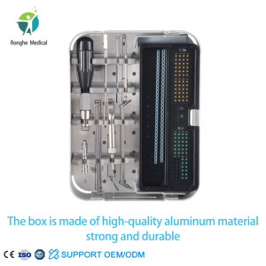 Hoogwaardige mini orthopedische chirurgische veterinaire instrumentenset 1,6 mm vergrendelplaat instrumentenset - Product Image 5