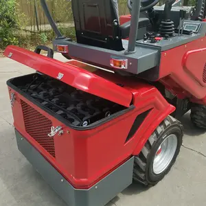 4x4 ổ đĩa bánh xe điện điện kết thúc trước loader dy620e Pin khu vườn nhỏ trang trại bánh xe tải để bán