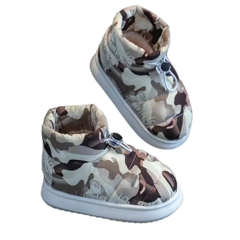 Hete Verkoop Ademende Stof Camouflage Warmte Opslag Temperatuur Vergrendeling Snowboots Eva Sport Slippers