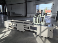 Máquina de soldadura UVC de tres cabezales, fabricación de ventanas y puertas de Pvc