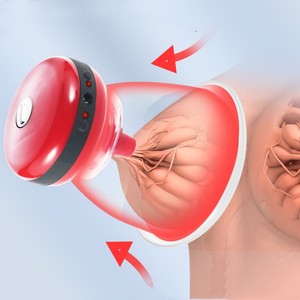 Terapia de vacío eléctrica inteligente, levantador de senos, Masajista corporal con ventosas inteligentes y Bergetar Pijat Payudara - Product Image 2