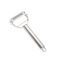 Top Private Label Groothandel Dunschiller Roestvrij Staal Keuken Accessoires Gereedschap Metalen Mes Groente Schraper Rasp Fruit Dunschiller