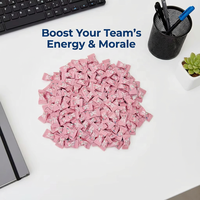 Chinese fabriek OEM individueel verpakte suikervrije fruit-perzik smaak munttabletten snoep van hoge kwaliteit, frisse adem, 500g zak