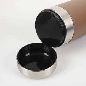 Botella de Agua 3 en 1 de Acero Inoxidable para Mascotas, Botella de Agua para Perros con Contenedor de Comida para Perros, Botella para Perros para Acampar al Aire Libre - Product Image 5