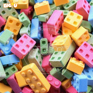 Venta al por mayor de fábrica, bloque con sabor afrutado, tabletas prensadas, dulces surtidos con forma de dibujos animados con opciones de bricolaje, fáciles de hacer - Product Image 1