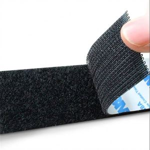 Sangle en tissu nylon auto-adhésive double face, boucle auto-agrippante résistante à la chaleur, écologique, robuste, pour tapis et chaussures - Product Image 3