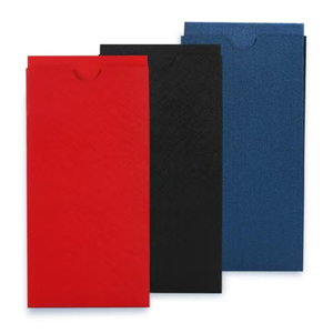 Tùy Chỉnh Sang Trọng Có Thể Tái Chế Cảm Ơn Bạn Thẻ Với Bạc Lá Phong Bì Hóa Đơn Pouch Logo Dập Nổi Phong Bì Tay Áo In Ấn - Product Image 6