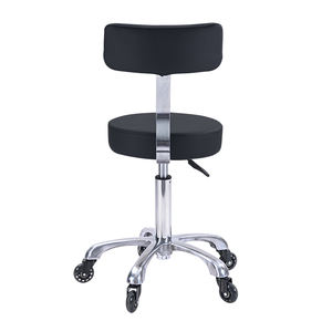 Chaise pivotante dentaire commerciale 35*54-72, tabouret de <span class=keywords><strong>garage</strong></span> à roulettes, tabouret d'esthéticienne, panneau en bois MDF contreplaqué, charge de 120 kg - Product Image 6