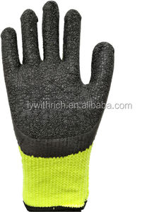 Guantes de invierno de látex cepillado, guantes de seguridad recubiertos de winkle, para trabajo en frío, para el invierno, transporte y logística - Product Image 2