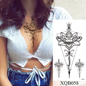 <span class=keywords><strong>Tatuajes</strong></span> <span class=keywords><strong>Temporales</strong></span> Sexys para Mujer, Resistentes al Agua, <span class=keywords><strong>Tatuajes</strong></span> Falsos Realistas, <span class=keywords><strong>Tatuajes</strong></span> de Flores Árabes - Product Image 4