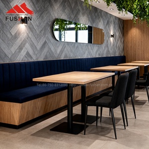 Design d'intérieur moderne pour hôtels et restaurants, tables et chaises, chaises de restaurant rembourrées, chaises empilables en tissu pour café - Product Image 2