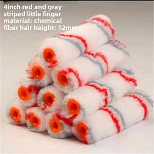 Rodillo de Pintura <span class=keywords><strong>Mini</strong></span> de Poliéster de Grado Industrial de 4 Pulgadas, Herramientas para Pintar Esquinas de Paredes en el Hogar, con Opción OEM Personalizable - Product Image 1