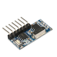 Module récepteur sans fil RX480E-4CH, module de décodage RF433MHz, module récepteur à quatre voies, télécommande émettrice