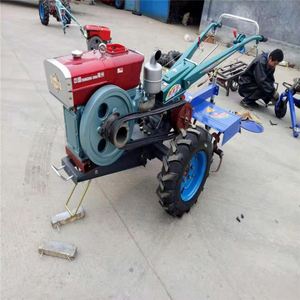 Máquina de Zanjado Multifunción para Campos de Arroz y Huertos de 12/15/18/25 Caballos de Fuerza / Motocultor con Rotocultivador - Product Image 3