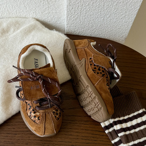 <span class=keywords><strong>Zapatillas</strong></span> Deportivas para Niños Otoño/Invierno 2024, Botas de Tobillo Casuales con Estampado de Leopardo y Crin para Niños y Niñas, Suela de Goma, Versátiles - Product Image 5