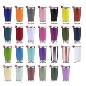 Taza de Viaje de Acero Inoxidable con Aislamiento al Vacío de Doble Pared, 20oz/30oz, con Recubrimiento en Polvo y Logotipo Personalizado - Product Image 2