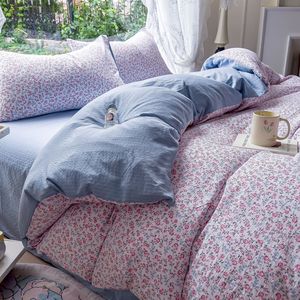 Bán Buôn 4Pcs Nữ Hoàng Vua Bộ Đồ Giường Bộ In Bông Bộ Đồ Giường Đặt Cho Nhà Sử Dụng - Product Image 6