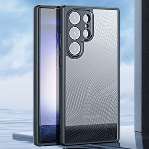 Couverture de téléphone transparente pour <span class=keywords><strong>Samsung</strong></span> A55 54 35 <span class=keywords><strong>34</strong></span> 25 24 15 14 S24 S23 Ultra Simple affaires givré Anti chute étui Sjk463 Laudtec - Product Image 4