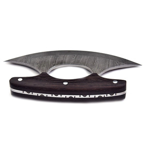 Couteau à pizza professionnel LEGACY BLADES, durable, antidérapant, en acier Damas, manche en bois, outil de découpe de cuisine durable et tranchant, luxe - Product Image 3