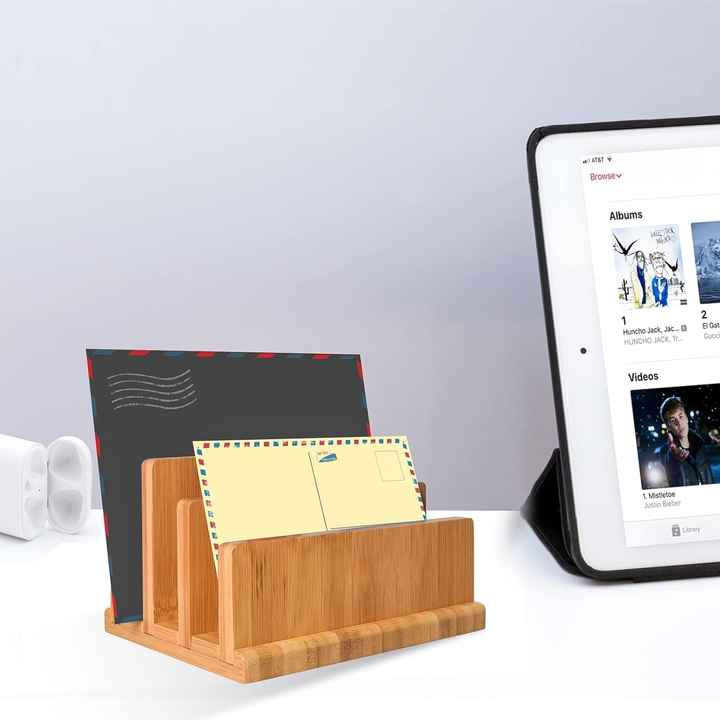 Hot selling items wooden file desktop storage rack wood suitable for