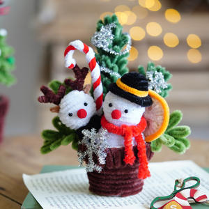 Kit de planta de maceta de girasol, limpiadores de tuberías, limpiador de tuberías de colores de tallo de chenilla para proyecto de artesanía de arte DIY hecho a mano creativo - Product Image 6